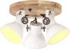 VIDAXL Plafondlamp industrieel 25 W E27 42x27 cm wit online kopen