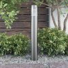Cilindervormige RVS LED tuinlamp staand model online kopen